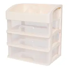 Косметический стратифицированный ящик выдвижного типа коробка-Органайзер настольный держатель для макияжа