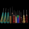 Professional Leather Wood Handle Awl Tools For Leathercraft Stitching Sewing Accessories ► Photo 1/6