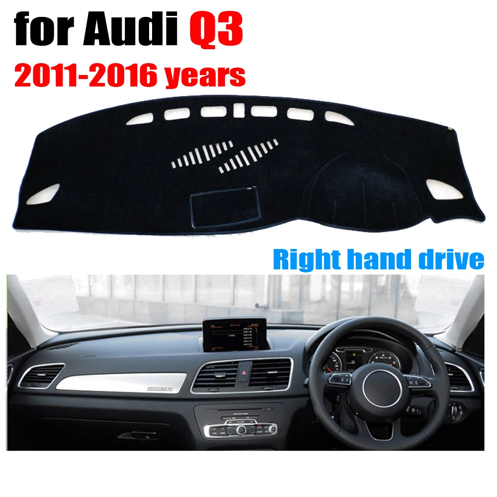 

Car dashboard cover mat for Audi Q3 2011-2016 years Right hand drive dashmat pad dash covers auto dashboard accessories