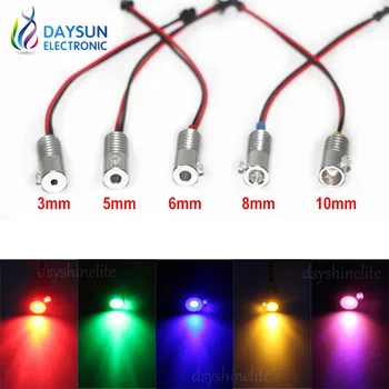 Free Shipping DC12V 2W Led Light Source 9 Colors Mini Illuminator LED Emitter Side Glow Fiber Optic Lamp Car Use Home Use 1