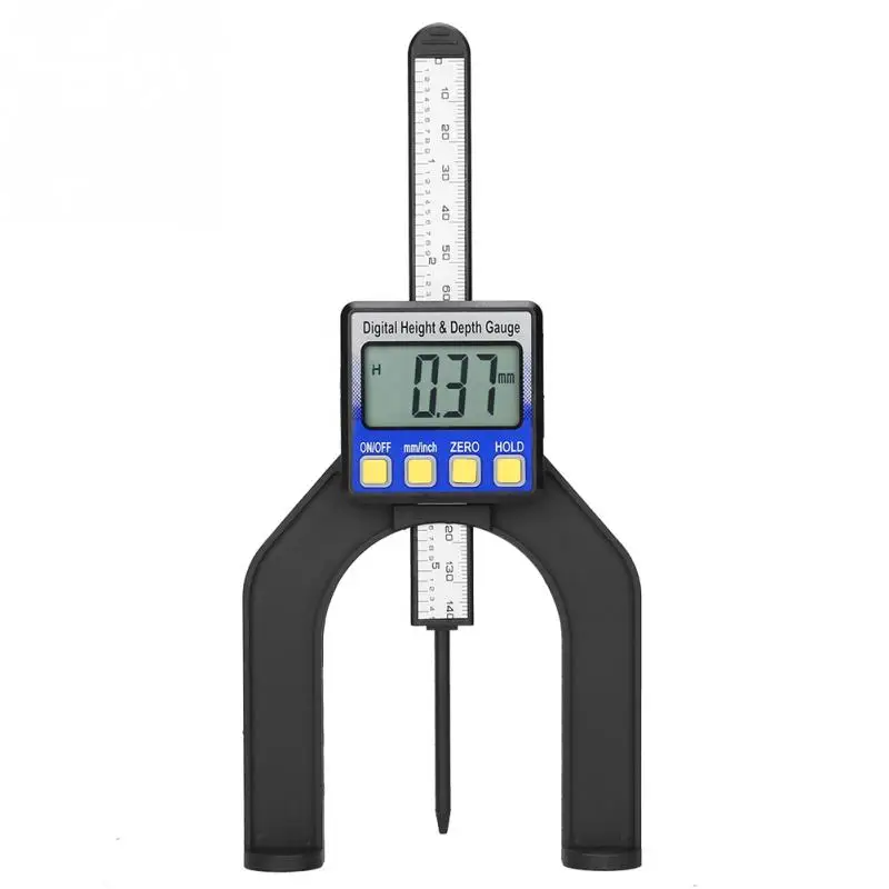 0-80 мм цифровая высотомер апертура глубина Калибровочная линейка с магнитной опорой для ног инструмент для деревообработки