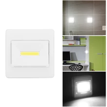 Leсветодио дный monbest Магнитный светодиодный шкаф с выключателем беспроводной шкаф ночник шкаф для спальни кухонное освещение