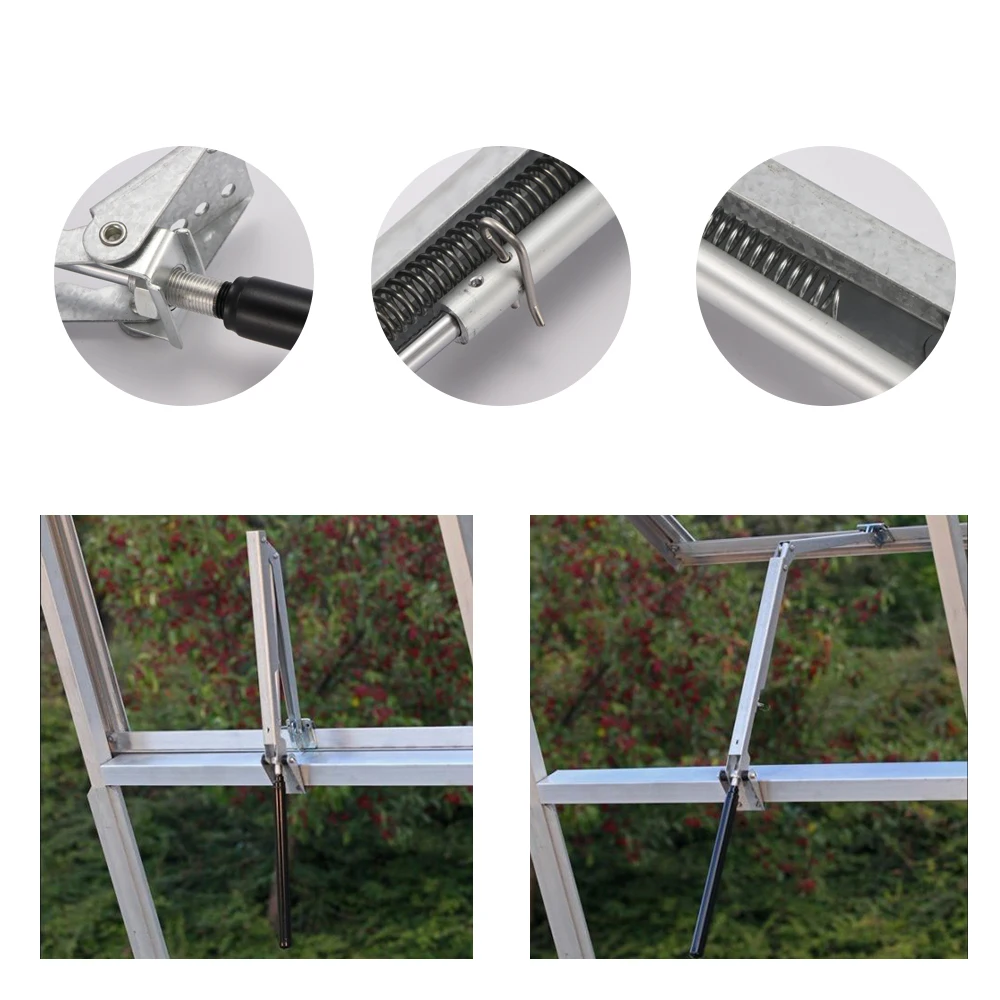 

1PC Solar Heat Sensitive Auto Thermo Greenhouse Vent Window Opener Automatic Agricultural Windows Opening