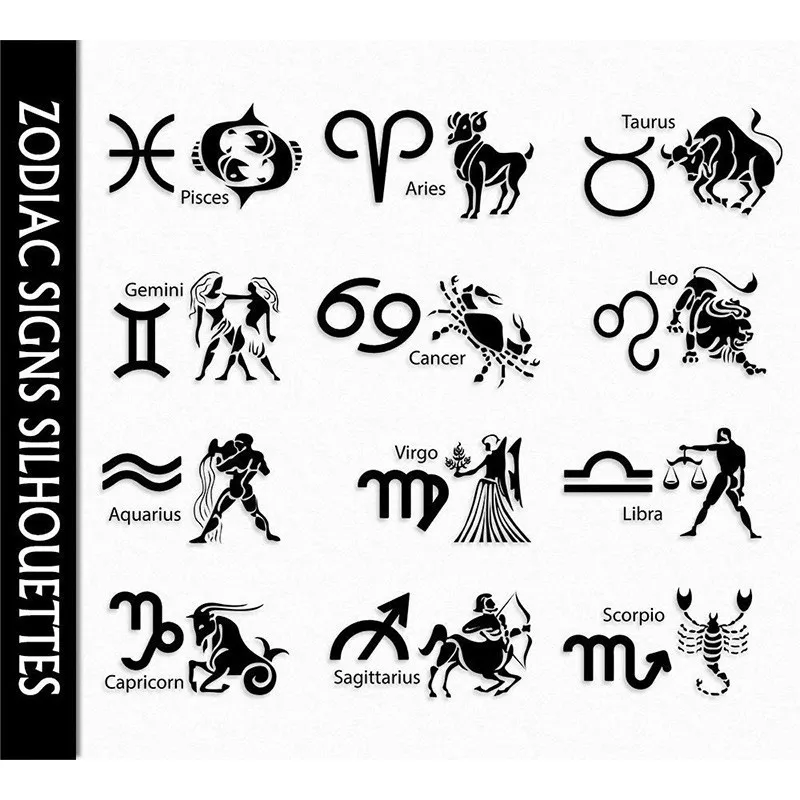 Мужские ожерелья со стрельцом для женщин Винтажная Астрология 12 Horoscopes Созвездие