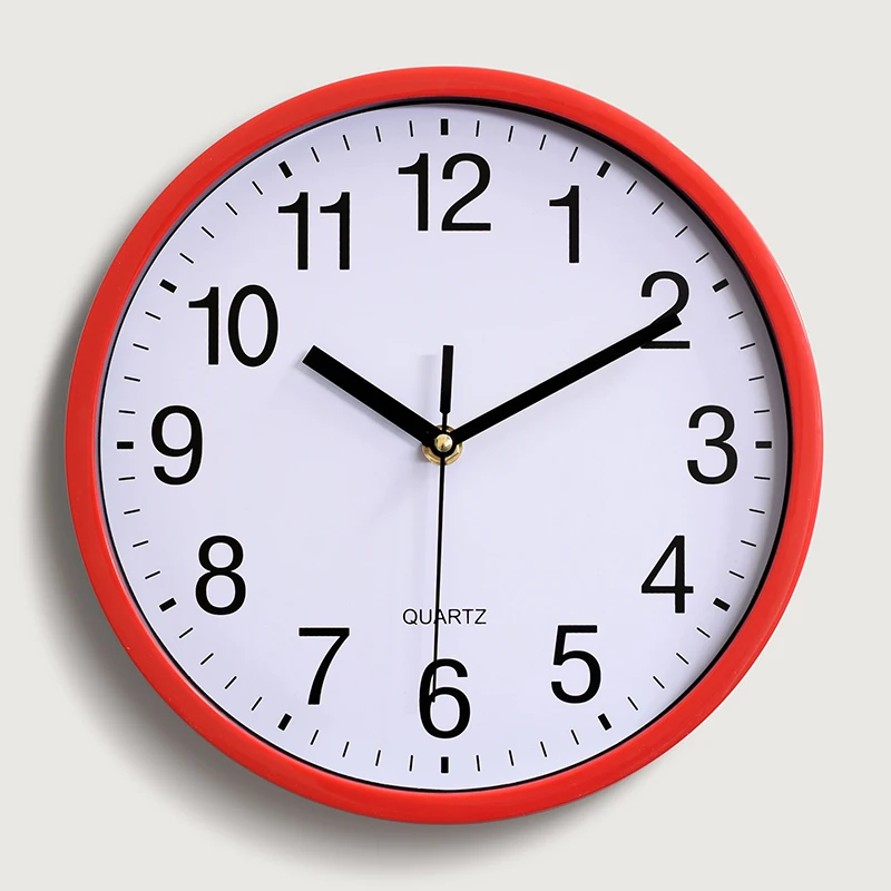 

Non Ticking Silent Wall Clock Decorative Quartz Analog Battery Operated 10 Inch