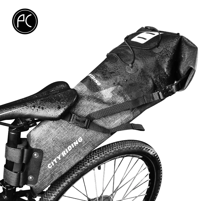 PCycling 14L Bicycle Bag Saddle Bag MTB Road Bike Rear Seat Bag with