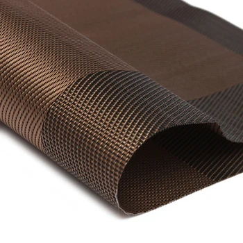 

4 x Placemat Place Mat Table Mat Washable 45x30cm, Brown