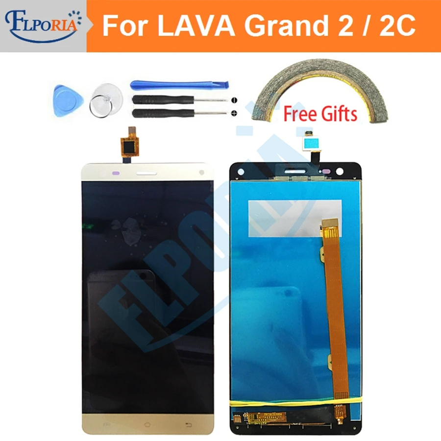 

LCD Screen For LAVA Grand 2 / 2C LCD Display Touch Screen Digitizer Assembly Touch Panel For LAVA Grand 2C Replacement Parts