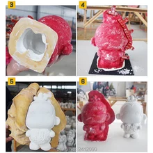 poppen siliconen mallen voor varken hond rubber mallen gips standbeeld model DIY beeldjes kerst decoratieve schimmel - AliExpress Huis &