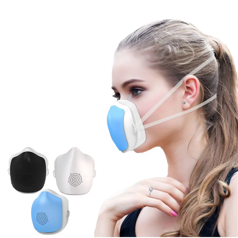 

Intelligent Electric Dust Mask PM2.5 Activated Carbon Masks Mute Micromotor Anti-fog Haze Protective Mouth Mask Health Care Gift