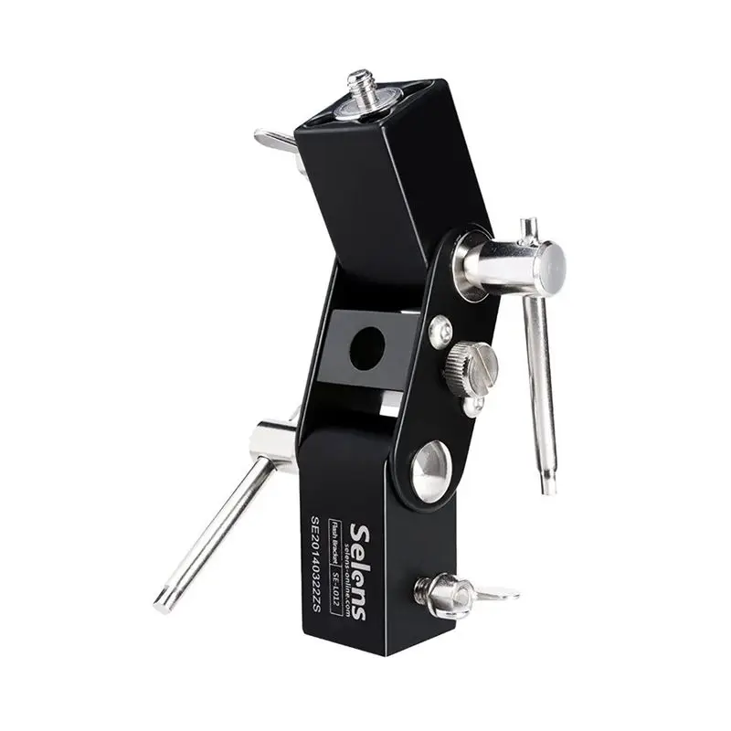 

Selens Black Flash Shoe Umbrella Holder Light Stand Bracket for Canon/ Nikon/ Yongnuo (SE-L012)