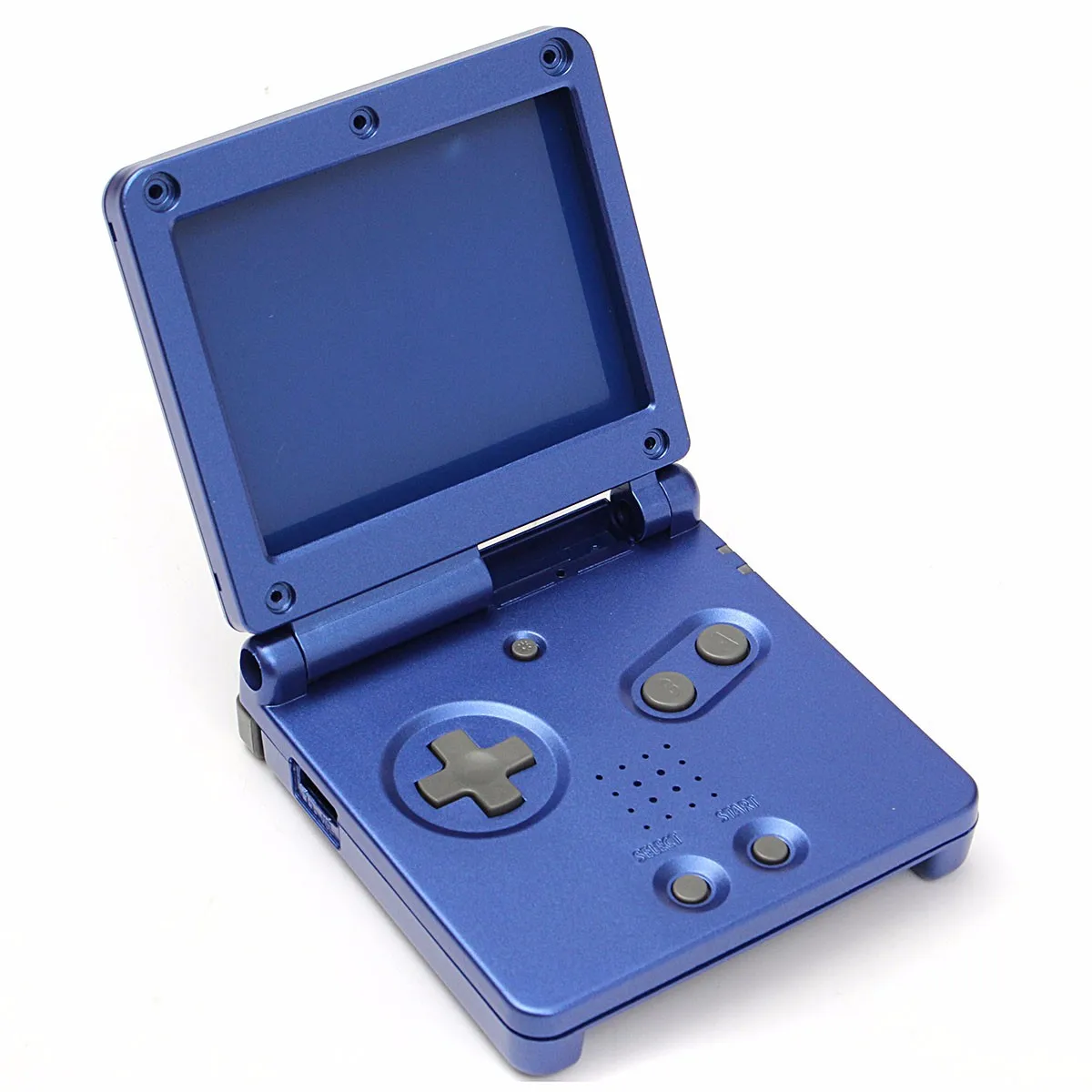 1 Set Blue Shell Housing For Gameboys Advance SP Replacement Case Full Housing Shell +Screen Cover+Tool For Nintendos For GBA SP