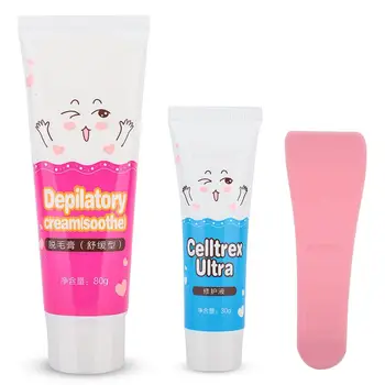 

Unisex Hair Removal Cream Repair Solution Set Depilatory Cream for Armpit Arm Leg Body 80g+30g