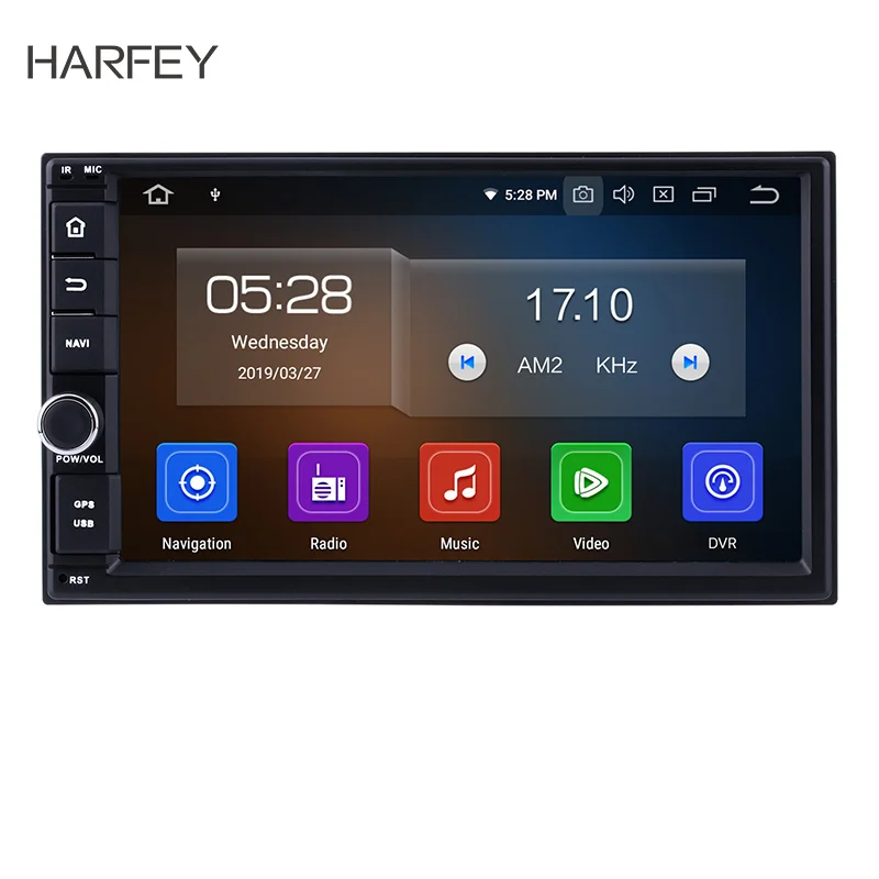 Автомобильный мультимедийный плеер Harfey на Android 10 0 с сенсорным экраном 7 дюймов 4