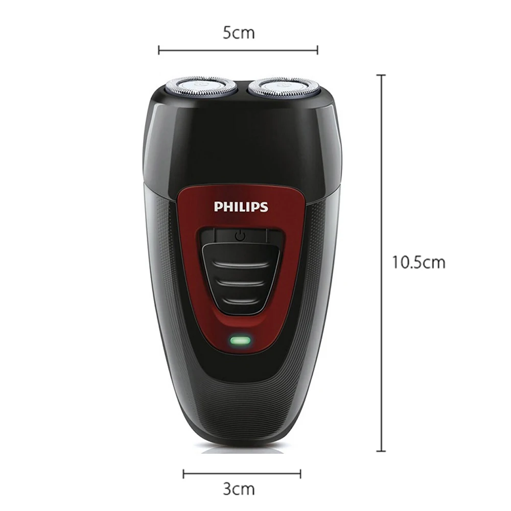 Philips PQ182 электробритва Close-Cut бритвенная бритва машинка для стрижки бороды 2 плавающие головки перезаряжаемые контур лица путешествия переноска