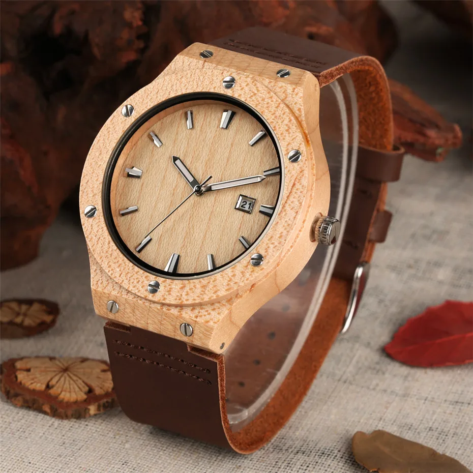 Минималистичные часы для мужчин Авто-Дата кварцевые часы для бизнеса Модные мужские наручные часы с ремешком из натуральной кожи