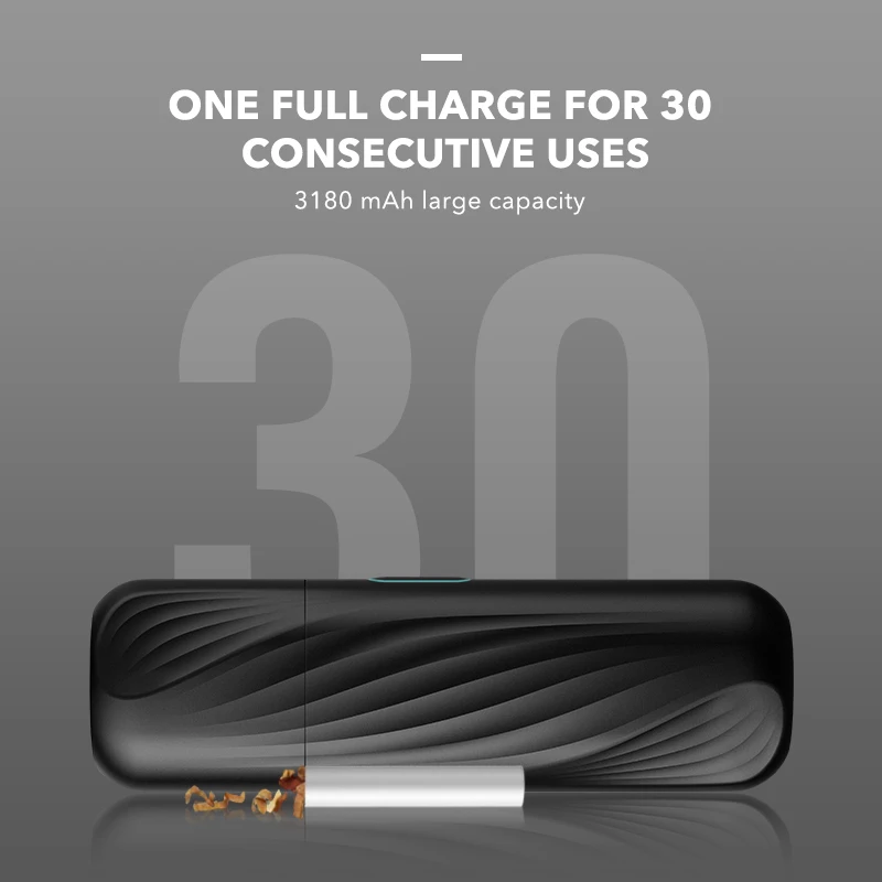  CIGRIG Portable 3180mah Charged Electronic Cigarette Low Temperature Cartridge Vape Heat-Not-Burn V