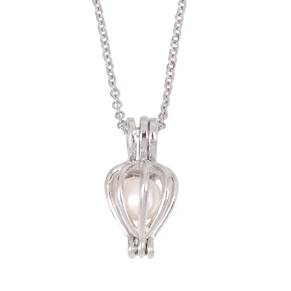 Модное популярное ожерелье с подвеской из натурального жемчуга устричного