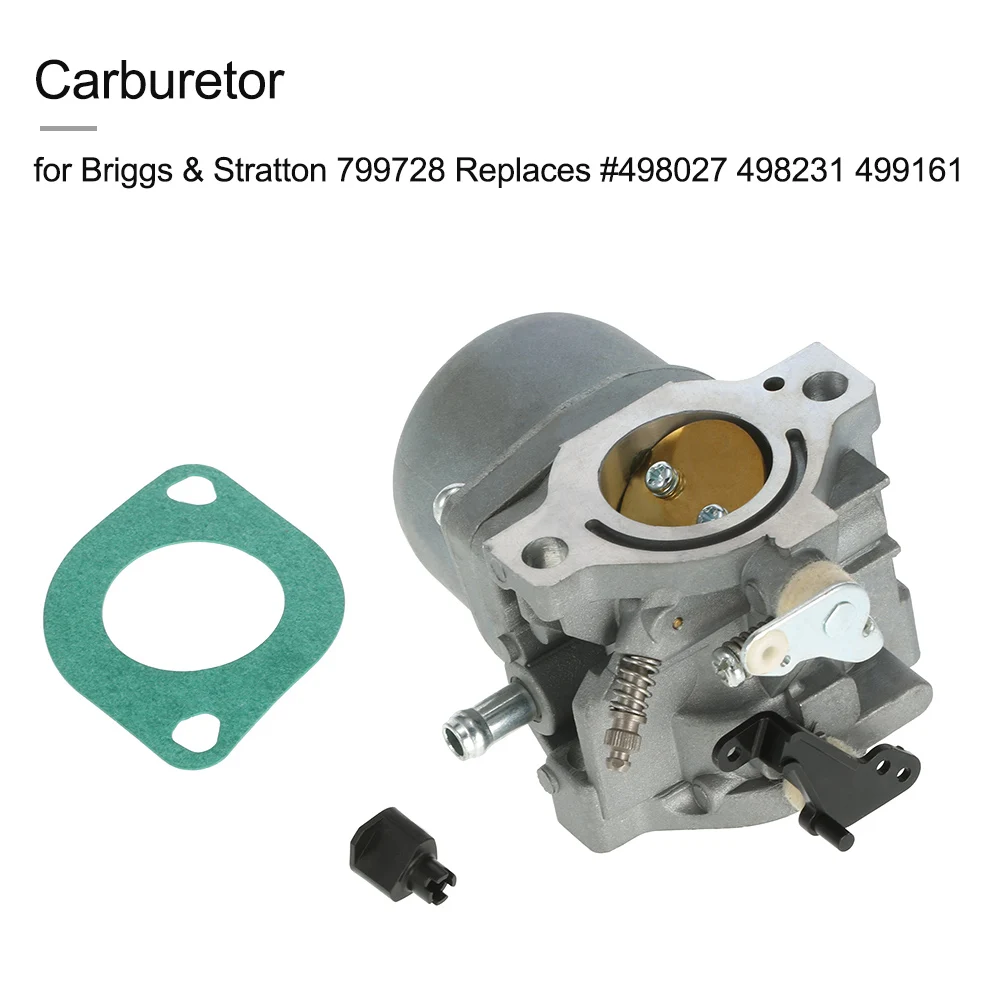 KKMOON алюминиевый Карбюратор ДЛЯ Briggs & Stratton 799728 Заменяет #498027 498231 499161|Карбюратор| |