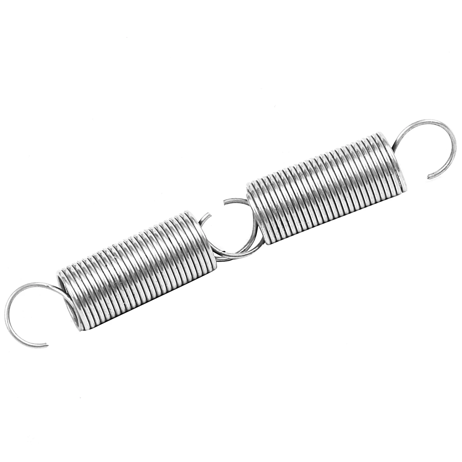 CNIM Hot 0.5x6x25mm Stainless Steel Dual Hook Small Tension Spring 24pcs