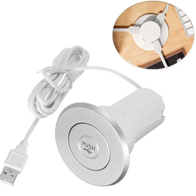 Bakeey 3 порта USB концентратор Настольный встроенный QC3.0 быстрое зарядное устройство