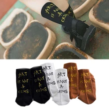 Новые модные носки в уличном стиле Харадзюку с надписями школьные женские носки в стиле хип-хоп женские белые длинные носки без пятки