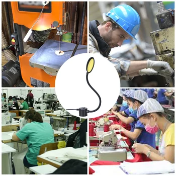 

Professional US/EU Plug Sewing Machine LED Light 3W 30LED Magnetic Mounting Base Gooseneck Lamp for All Sewing Machine Lighting