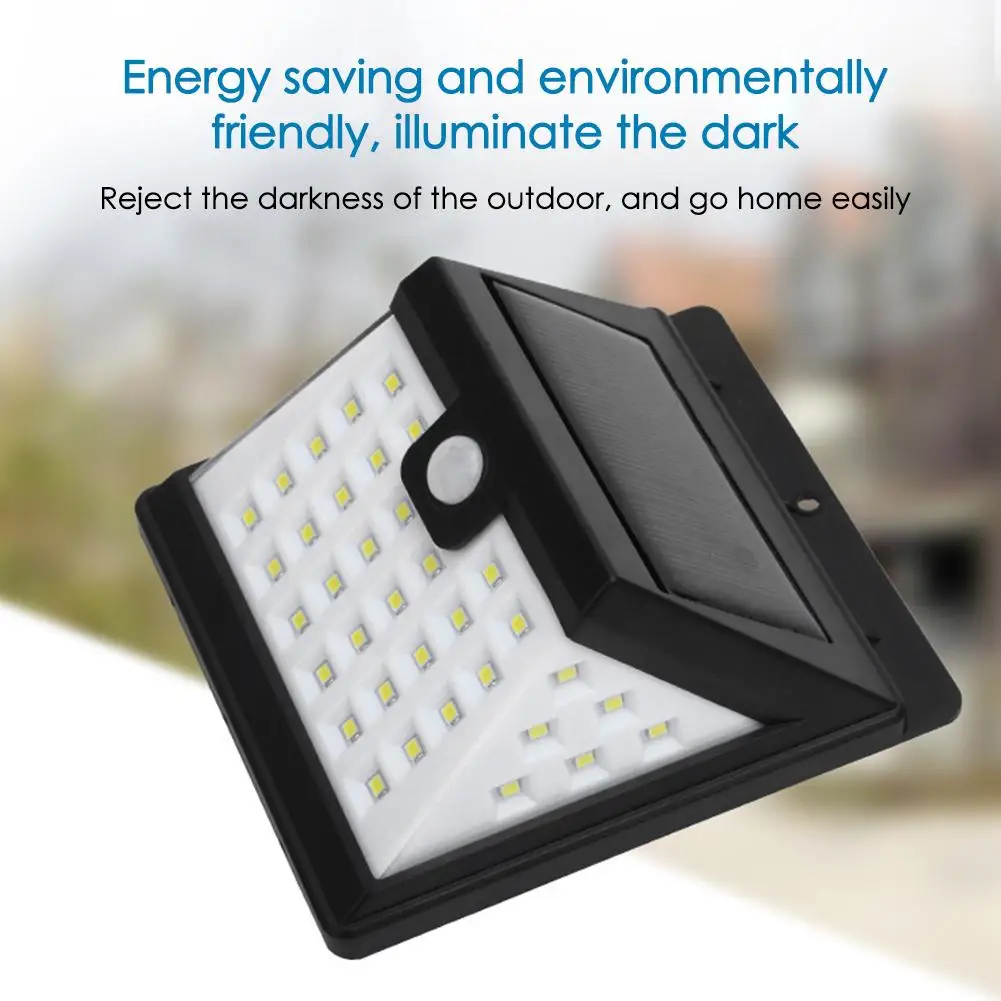 40 LED Sunlight Body Induction Wall Lamp Outdoor Garden Street Lamp White Light Waterproof Lighting Emergency Lamp