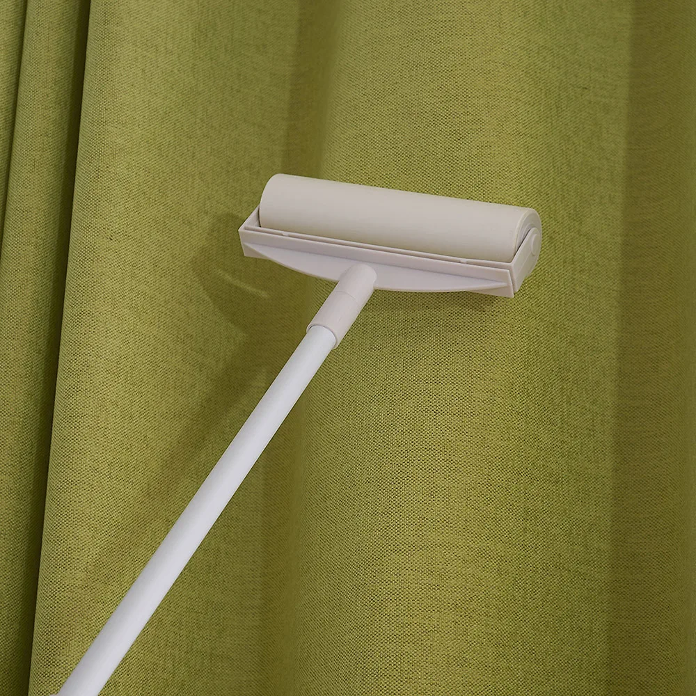 

Sticky Mop with Extendable Handle Sticky Paper Roller 60 Sheets Floor Sweepers Cleaner Hair Remover Tool Cleaning Roller
