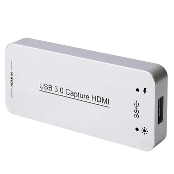 

Usb 3.0 Capture Dongle Adapter,Hdmi To Usb 3.0 Live Streaming Game Capture Device For Ps4 Xbox One 360,Full Hd 1080P 60Fps,Dri