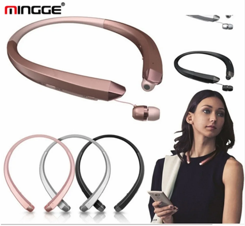 

MINGGE Bluetooth Handfree 910 Earphone Stereo Headset 4.1 Bluetooth Headset Wireless Headphone Microphone AptX Sport Earphone