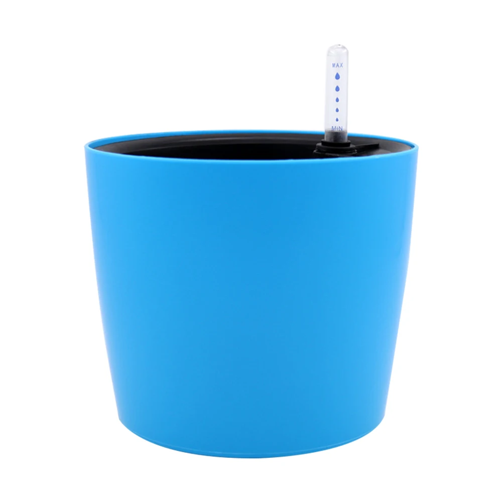 

Eco-friendly Self-watering Plantpots with Water Level Display Non-toxic Herb Planter Flower Pot for Indoor Garden Decoration
