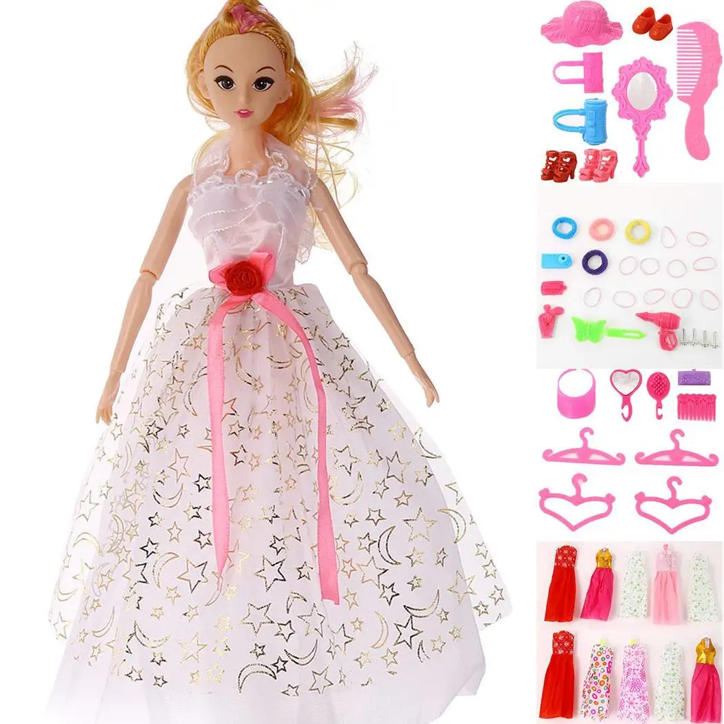 Красивая виниловая кукла принцессы игрушка с куклой для вечеринки детей от 3-х