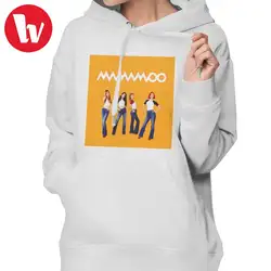 Mamamoo Kpop Толстовка MAMAMOO KPOP толстовки плюс размеры Уличная толстовки для женщин Мода красный с длинным рукавом пуловер толстовка с принтом