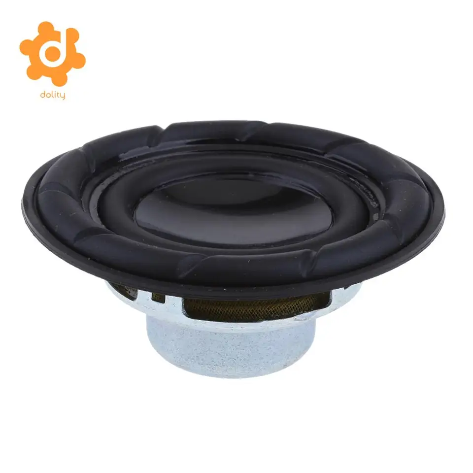 45mm 4Ohm 5W Full Range Audio Speaker Round Loudspeaker 16 Coil Rubber Edge