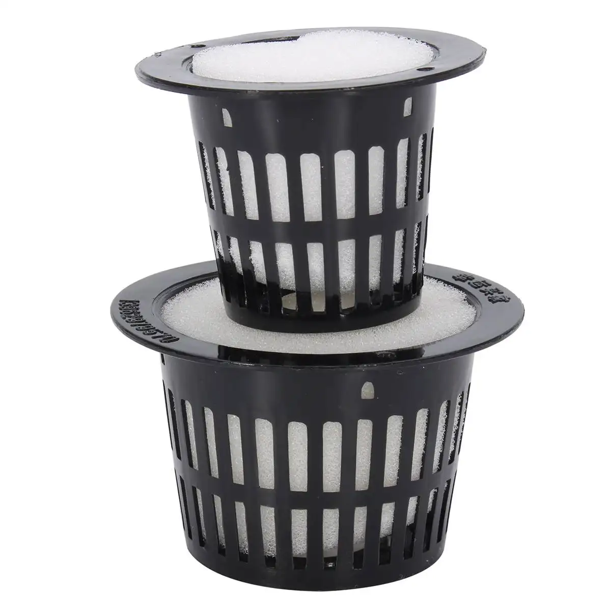 10Pcs Mesh Pot Net Cup Basket Hydroponic System Garden Plant Grow Vegetable Cloning Foam Seed Germinate Nursery Pots 2 Size