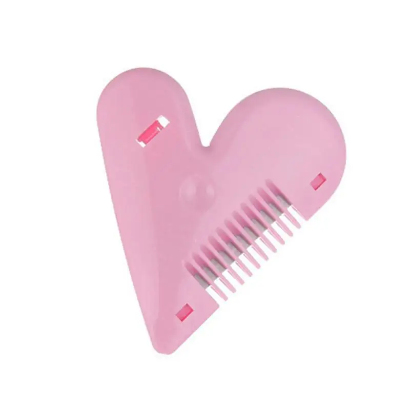 Beauty Hair Trimmer Love Heart Shape Thinning Hair Cutting Comb