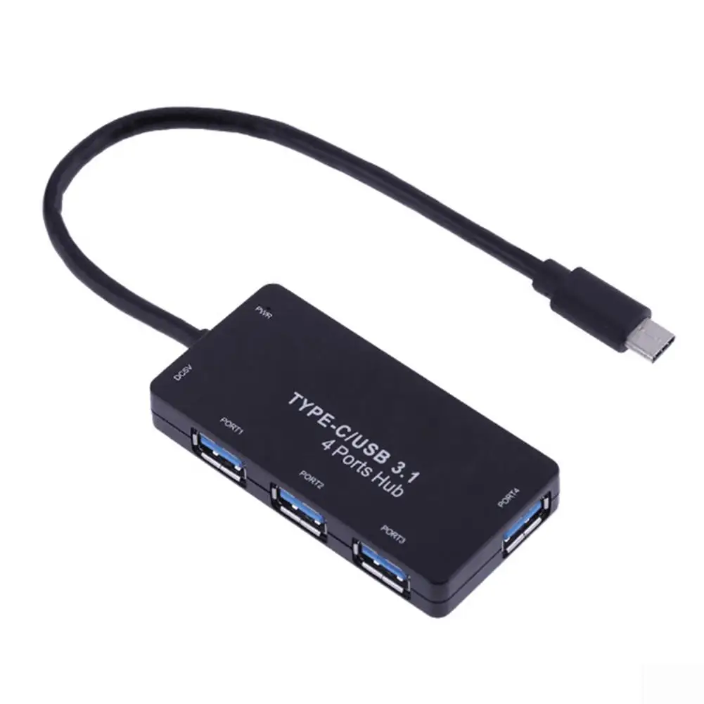 1 шт. Портативный высокоскоростной USB 3,1 тип-c к USB 3,0 4 порта концентратор переходник разветвитель Кабель