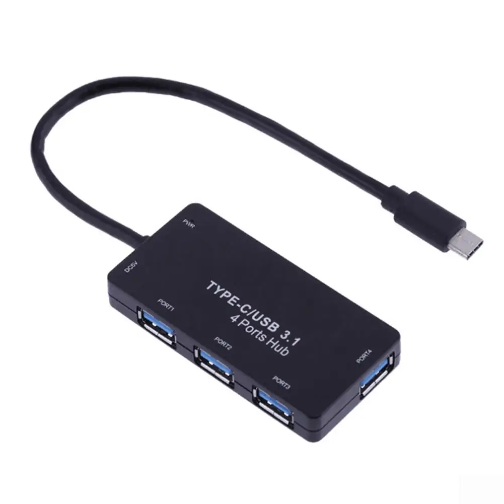 

1pc Portable High Speed USB 3.1 Type-C to USB 3.0 4 Ports Hub Splitter Adapter Cable
