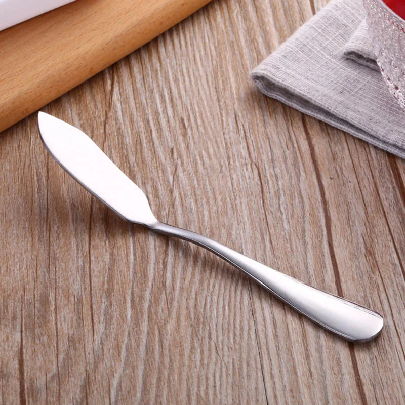 

1PC Multifunction Butter Cutter Breakfast Tool Cheese Dessert Spreader Portable Cake Spatula Stainless Steel Butter Knife