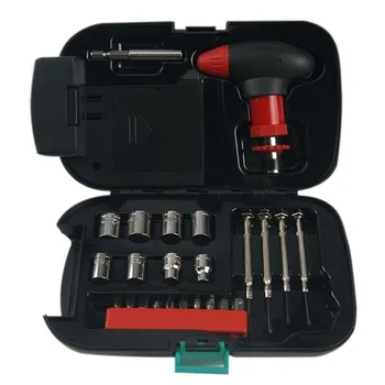 

1 / 24 piece combination new multi-function toolbox led ratchet tool emergency vehicle multi-function toolbox