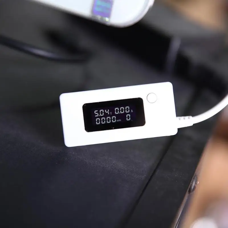 ЖК дисплей USB зарядное устройство мобильный мощность детектор батарея тестер