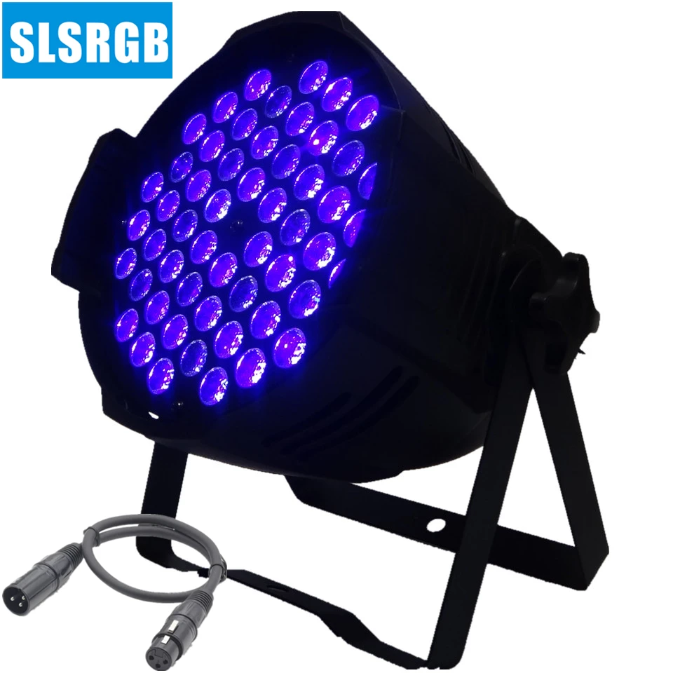 UV 3w 54pcs led par 64 led lighting lamp led par 54x3w uv led par light/disco aluminium dj stage