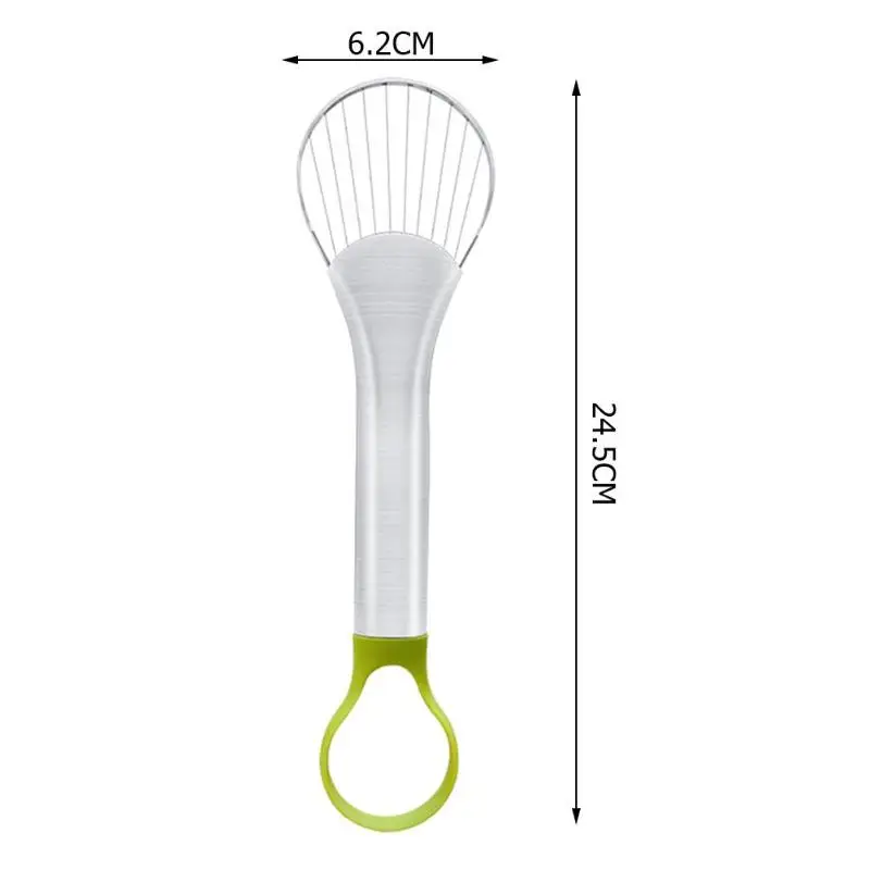 Универсальный 2 в 1 нержавеющая сталь авокадо слайсер износостойкий и устойчивый к царапинам фруктовый Овощечистка маслорезы кухня