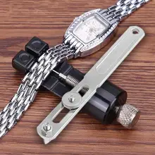 Регулируемый набор инструментов для ремонта часов с двумя ножками, инструмент для снятия открывания, чехол для задней крышки, гаечный ключ, инструмент для снятия ключей