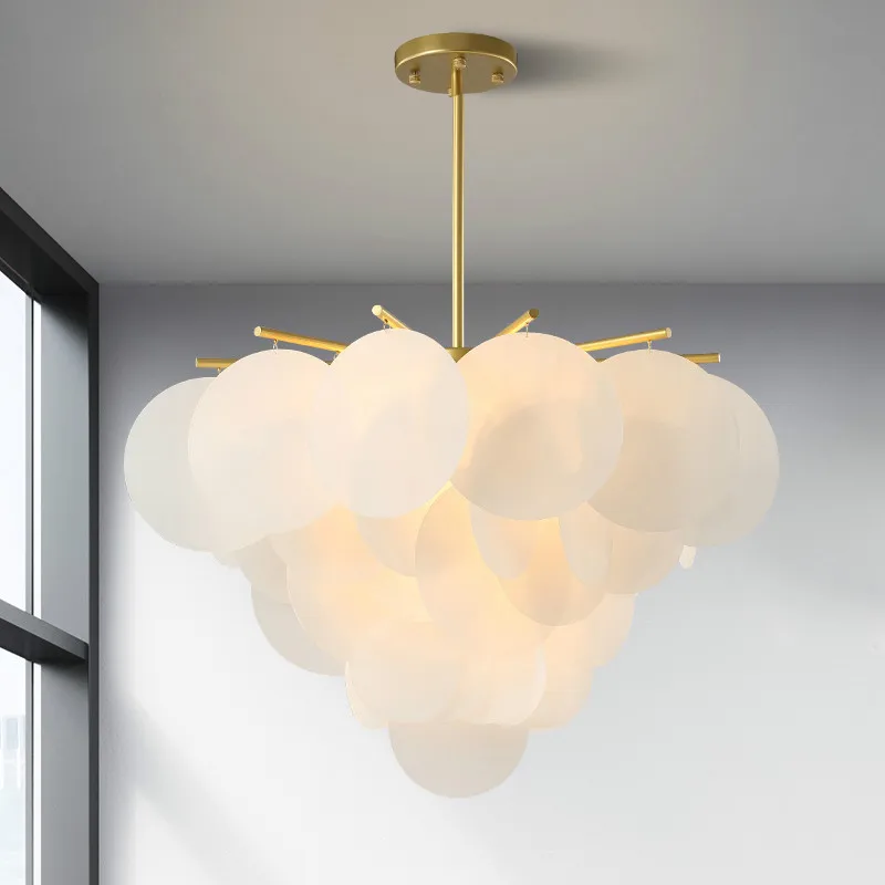 

Modern Acrylic Led Pendant Chandelier Lights Gold Metal Dining Room Led Chandeliers Lighting Living Room Hanging Light Fixtures