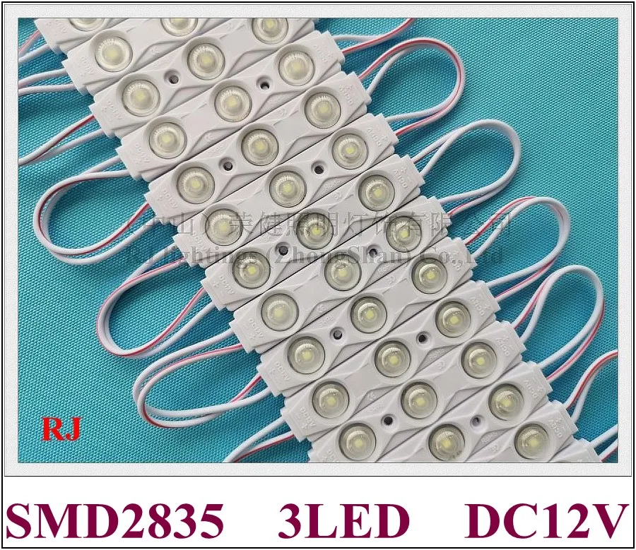 

2019 NEW injection LED module light waterproof SMD 2835 DC12V 3 led 1.5W 150lm IP65 70mm(L)*15mm(W)*8mm(H)