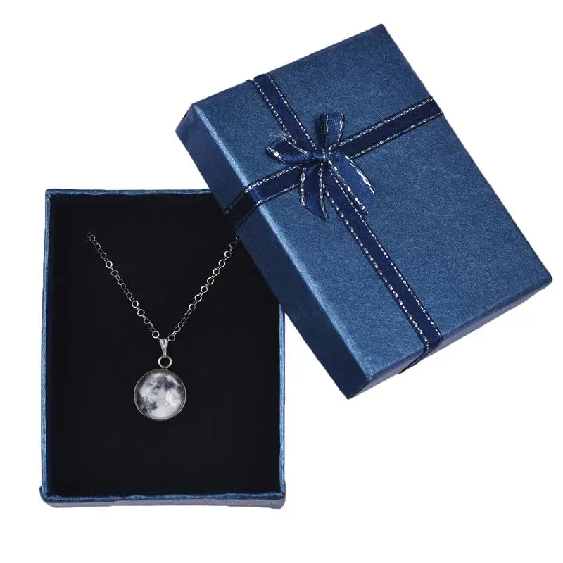 Buy 1 Pcs 9*7*3cm Shiny Jewelry Box Necklaces Earrings