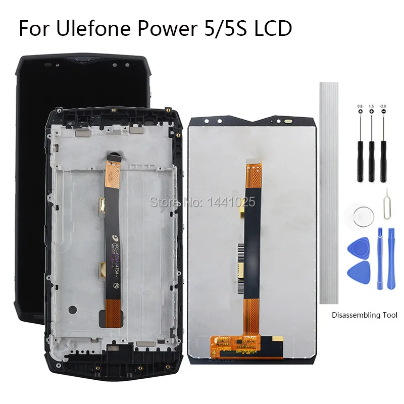 

Display Screen Replace For Ulefone Power 5 LCD Touch screen 6.0 inch black for Ulefone Power 5s LCD Touch screen