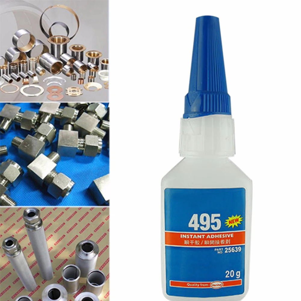 

Bottle Super Glue For Plastic/Wood 20g For Office/School Instant Adhesive Stronger Quick-drying Liquid Glue 406